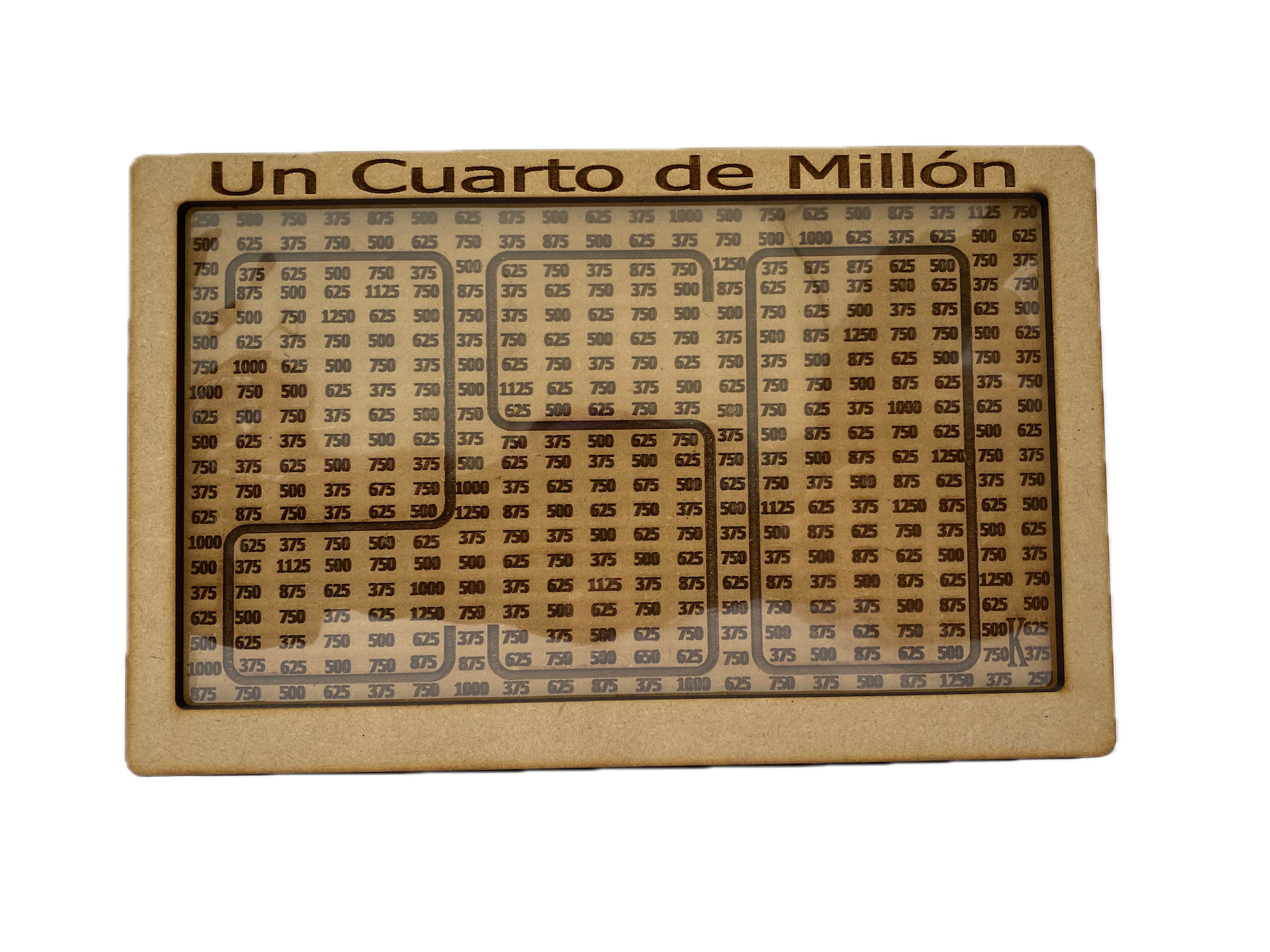 Alcancía de Madera $250,000 y $300,000 Pesos – Método Kakebo – Reto de Ahorro con Tablero Grabado Láser – Caja Ahorradora MDF 4.5mm – Reutilizable – Regalo Original Niños Adolescentes Adultos – Hecho en México